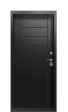 Дверь Termo Ral 9005 Collori Ral 9005 2579 вид внутри