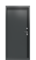 Дверь Termo Ral 9005 Kale 1010 вид внутри