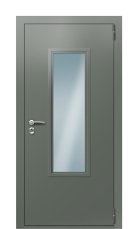 Дверь TermoPlus Ral 7009 Венге Бонобо 958 вид снаружи