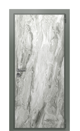 Дверь TermoWood Ral 7009 Белый мрамор 1297
