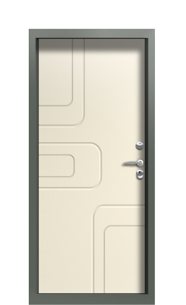 Дверь TermoPlus Ral 7043 Слоновая Кость 715