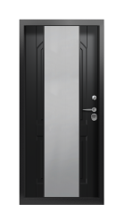 Дверь Termo Ral 9005 Collori Ral 9005 2520 вид внутри