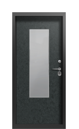 Дверь TermoPlus Vesuvio Terma Premium Черный гранит 2702