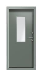 Дверь Termo Milano Ral 7009 2633 вид внутри