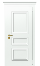 Дверь TermoPlus Ral 9003 Securemme 633 вид снаружи