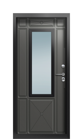 Дверь TermoPlus Ral 9005 Grey matt 961