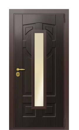 Дверь TermoWood Tobacco Темно-красный 1422