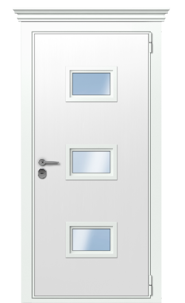Дверь TermoWood Ral 9003 Terma Premium Белый глянец 2648