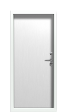 Дверь Termo Ral 9003 Terma Premium Ледяной Дождь 2703 вид внутри