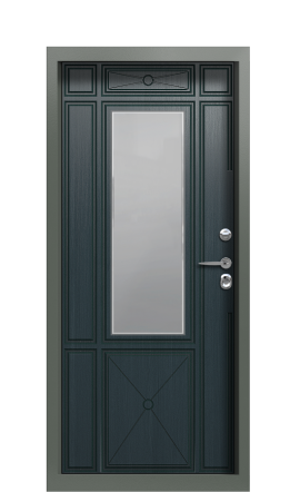 Дверь TermoWood Ral 7009 Серый Антрацит 1194