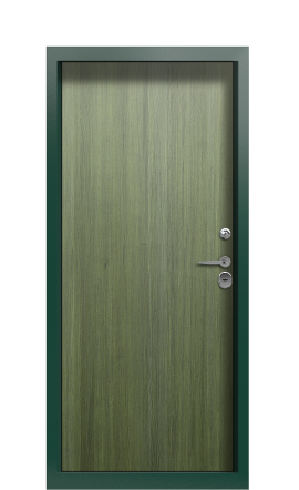 Дверь TermoPlus Ral 6005 Woodline Темно-зеленое 2614