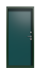 Дверь Termo Patina Collori Зеленое сукно 2611 вид внутри