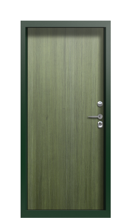 Дверь TermoPlus Patina Woodline Темно-Зеленое 2681