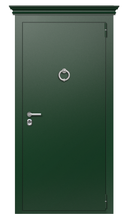 Дверь Termo Гладкая patina карниз молоток