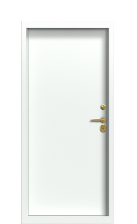 ДверьTermo Metal Ral 9003/Ral 9003 вид внутри
