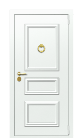 Дверь TermoPlus Ral 9003 Белое Дерево 448