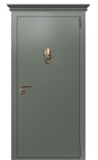 Дверь Termo Metal Ral 7009/8025 вид снаружи