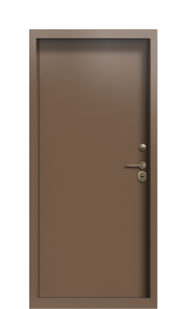 ДверьTermo Metal Ral 7009/8025 вид внутри
