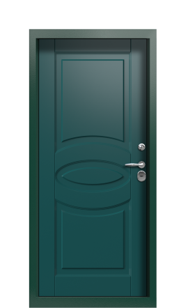 Дверь TermoWood Ral 6005 Тёмно-зелёное 118