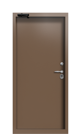 Дверь Termo Ral 8025 Кале 473