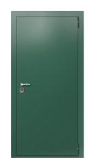 Дверь Termo  Ral 6028 Ral 7009 380 вид снаружи