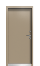 Дверь Termo Ral 6005 Ral 1019 50 вид внутри