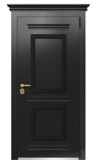 Дверь TermoPlus Ral 9005 Белая Эмаль 334 вид снаружи