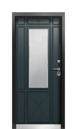 Дверь TermoPlus Ral 7009 Серый Антрацит 949