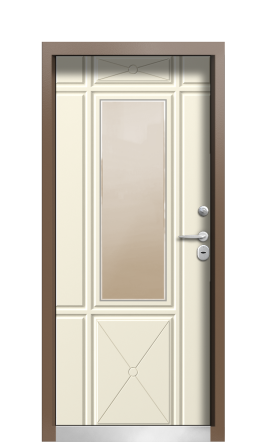 Дверь TermoPlus Ral 8025 Слоновая Кость 346