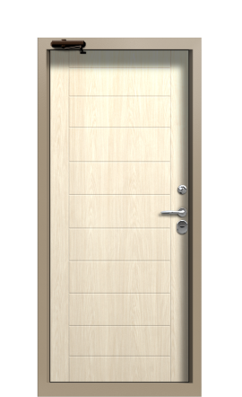 Дверь TermoWood Ral 1019 Слоновая Кость 573