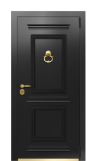 Дверь TermoPlus Ral 9005 Белая Эмаль 333 вид снаружи