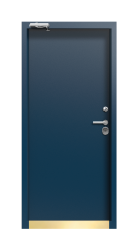 Дверь Termo Ral 5005 Del Mare 378 вид внутри
