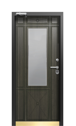 Дверь TermoPlus Ral 9005 Венге 532