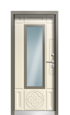 Дверь TermoPlus Ral 9005 Слоновая Кость 971