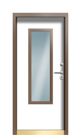 Дверь TermoPlus Ral 7043 Ral 7002 973