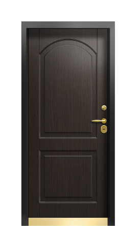 Дверь TermoPlus Ral 9005 Венге 445
