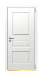 Дверь TermoWood Ral 9003 Милк 428 вид снаружи