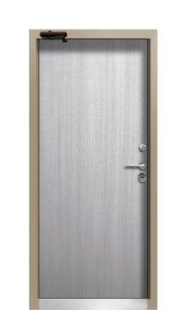 Дверь TermoWood Ral 1019 Лён Сиена 576