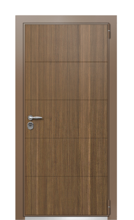 Дверь TermoWood Ral 8025 Тик 23