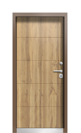 Дверь TermoWood Ral 8017 Греческий платан 307