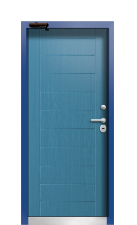 Дверь TermoWood Del Mare Тёмно Синяя 547