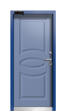 Дверь TermoWood Ral 5005 Ral 5014 582