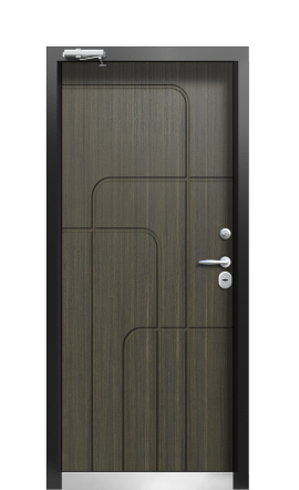 Дверь TermoPlus Ral 9005 Венге 513