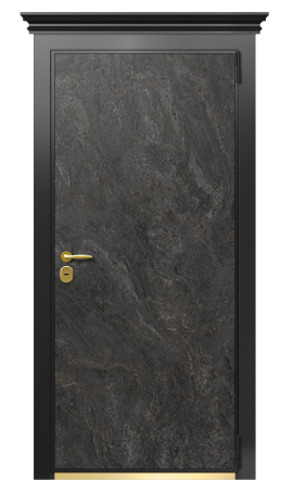 Дверь TermoWood Ral 9003 Тёмный мрамор 165