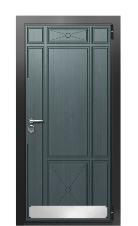 Входная дверь TermoWood Ral 9005 Пепельный 239