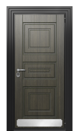 Дверь TermoWood Ral 9005 Венге 563