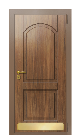Дверь TermoWood Ral 8025 Грецкий орех 1378
