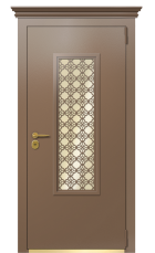 Дверь Termo Ral 8025 Securemme 1116 вид снаружи
