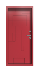 Дверь Termo Ral 9003 RAL 3031 1266 вид внутри