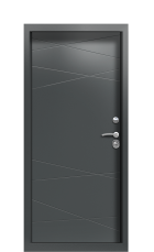 Дверь Termo Ral 7006 RAL 7043 1284 вид внутри